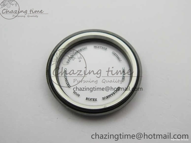 0109 Submariner 40mm Black Ceramic 5GF Best Edition Cream Dial on Black Rubber Strap SA Neat 2470